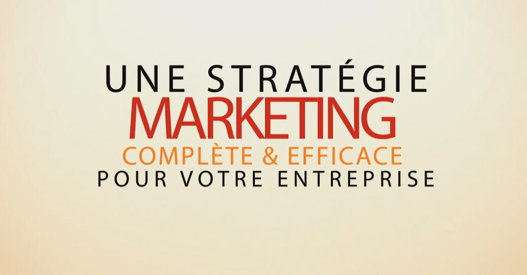 Une stratégie marketing pour votre entreprise - Promo PMD