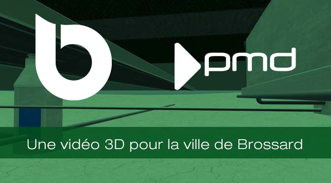Une vidéo 3D pour la ville de Brossard
